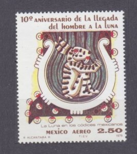 1979 Mexico 1658 10 years of landing on the moon