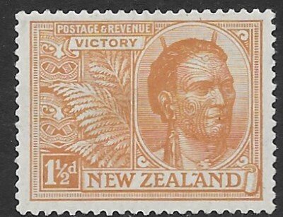 New Zealand 167 1920   1 1/2d   fine mint    -- hinged