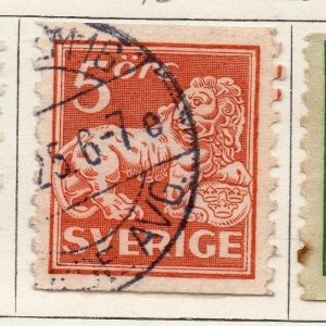 Sweden 1920-25 Early Issue Fine Used 5ore. 143375