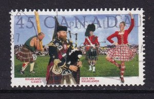 Canada  #1655 used 1997 Highland games