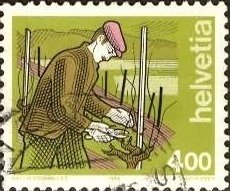 Switzerland 1994: Sc. #847; Used Single Stamp