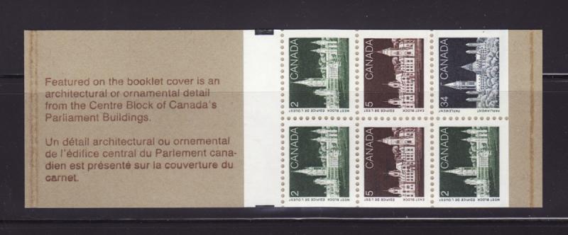 Canada 947a Complete Booklet MNH Parliament Building