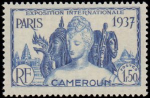 Cameroun #217-222, Complete Set(6), 1937, Expositions, Hinged