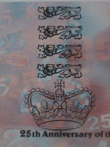 ​ST.LUCIA- SC# 442  25TH ANNIV: CORONATION OF QUEEN ELIZABETH II  MNH S/S VF