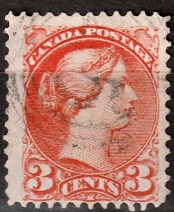 Canada  Small Queen  #41 Used,  Last Printing (500)