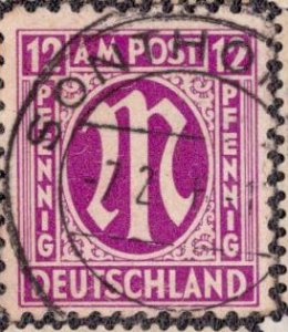 Germany Allied Occupation - 1945 3N8a Used