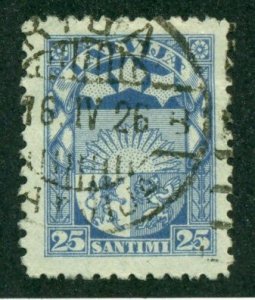 Latvia 1925 #122 U SCV(2022)=$0.25