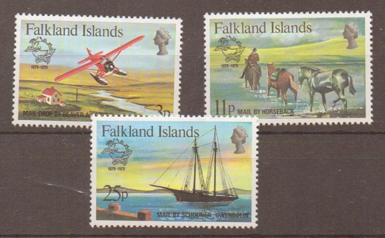 FALKLAND ISLANDS SG368/70 1979 U.P.U MNH