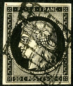 France Stamps # 36 Used Superb Scott Value $210.00