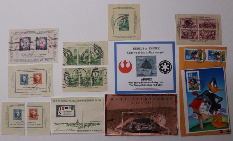 US Souvenir Sheet lot SS 751 778 797 1311 978 1956 1757 2216-2219 3178 ARIPEX