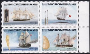 US 110-13 Trust Territories Micronesia NH VF Stamp World London '90