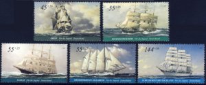 Scott #B954-8  Sailing Ships MNH