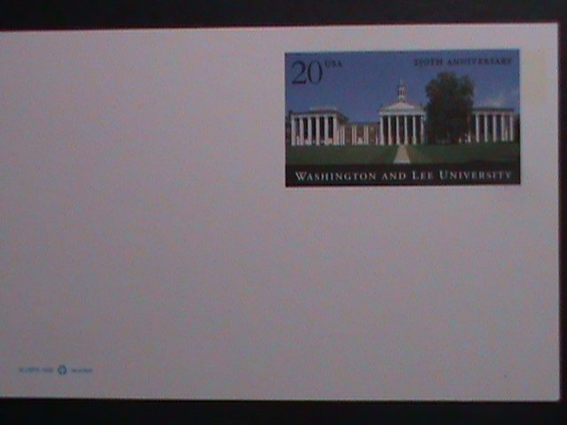 ​UNITED STATES-1998  250TH ANNIV:WASHINGTON & LEE UNIVERSITY-MNH- POST CARD-VF