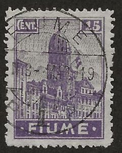 FIUME SC# 31b  VF/U