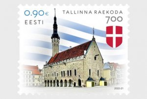 Estonia / Estland - Postfris/MNH - 700 years Town Hall Tallinn 2022