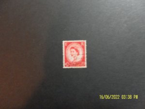 GB -- 2 1/2 D POSTAGE REVENUE RED, used, franked, Ex,