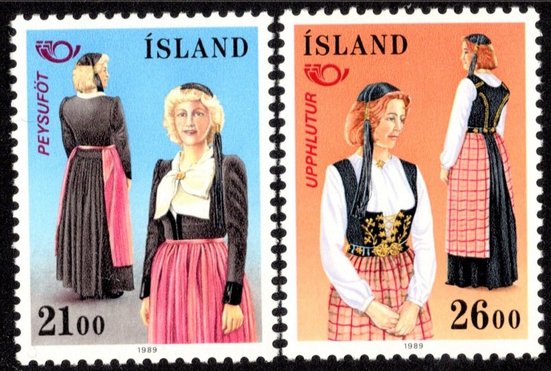 Iceland Scott 673-674 Mint never hinged.