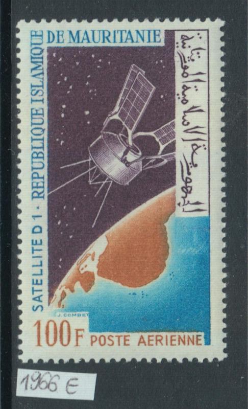 XG-Z935 MAURITANIA IND - Space, 1966 Satellite D1, Airmail MNH Set