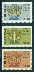 Portugal Scott 903-5 MNH** FAO Freedom from Hunger set