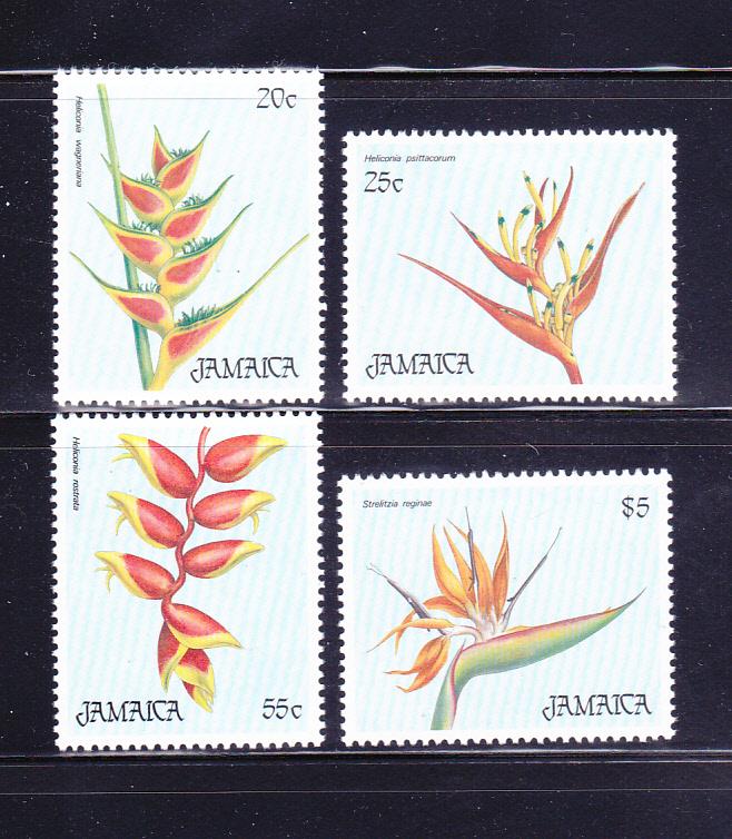 Jamaica 635-638 Set MH Flowers
