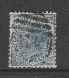 New Zealand a used QV 8d from the 1882 series