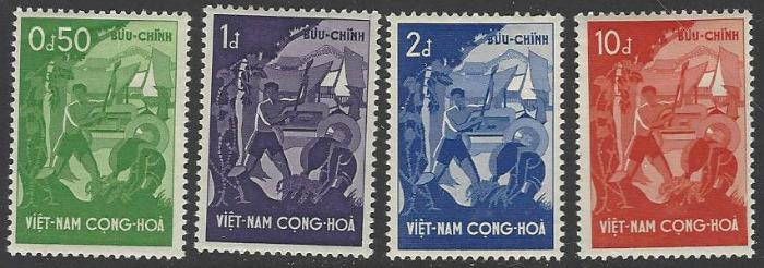 Viet Nam (South) #79-82 Mint Hinged Full Set of 4