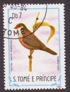St. Thomas and Prince  1983  used  734  birds 7d.     #