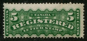Canada B.O.B. F2 Mint Registration Stamp
