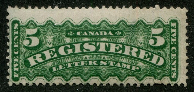 Canada B.O.B. F2 Mint Registration Stamp