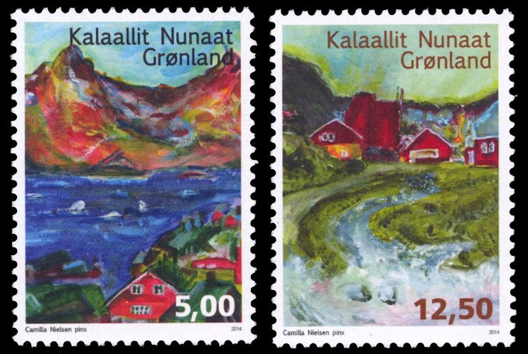 Greenland 2014 Scott #664-665 Mint Never Hinged