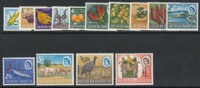 Southern Rhodesia Sc 95-108 (SG 92-105), MLH