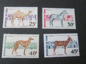 Chad 1972 Sc 271-4 set MNH