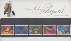 1998  Great Britain Christmas Angels Collector's Pack (Scott 1834-38) MNH