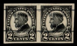 United States #611 used pair