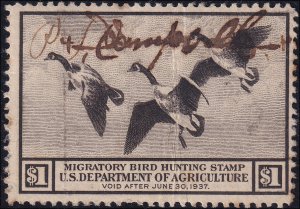 Scott RW3-RW15, Used & Unused, Opportunity to get 10 Older Duck Stamps