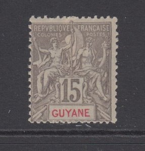 French Guiana, Scott 40 (Yvert 45), MHR