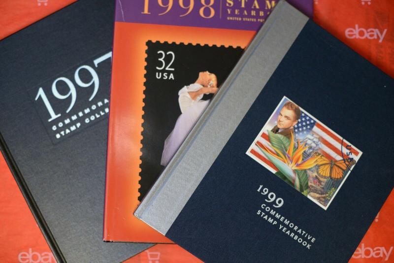 1997 1998 1999 US Commemorative Stamp Yearbooks Postage Publications (NO STAMPS)