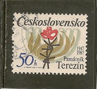 Czechoslovakia  Scott  2670  Victims of Theresionstadt  Used