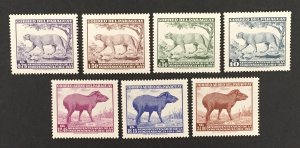 Paraguay 1961 #594-7,c291-3(7), 150th Independence, MNH, CV $16.90.