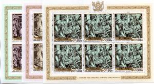 Penrhyn Island 90-92 MNH sheetlets of six