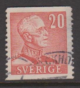 Sweden Sc#303 Used Thinned at right