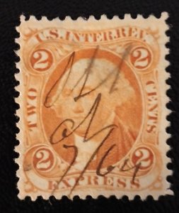 US #R10 Used VF 2c Express Org Revenue Stamp 1862