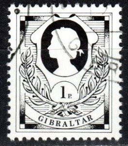 Gibraltar #407 F-VF Used (V6145)