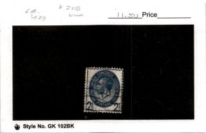 Great Britain, Postage Stamp, #208 Used, 1929 King George (AE)