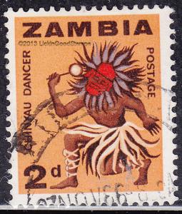 Zambia 6 USED 1964 Chinyau Dancer