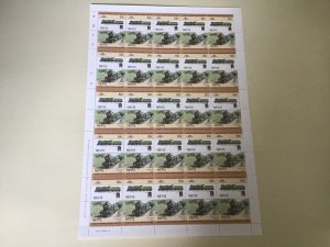 Nevis Oxford County Class  Locomotive Railway Train MNH full  stamps sheet 49583