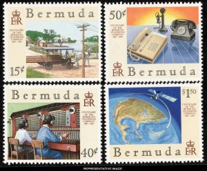 Bermuda Scott 528-531 Mint never hinged.