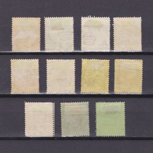 BERMUDA 1921, SG# 77-87, CV £85, Wmk Mult Script CA, part set, Used