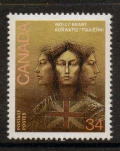 CANADA SG1194 1986 250th BIRTH ANNIV OF MOLLY BRANT MNH