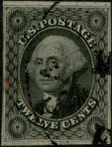 #17 VF GEM (APP.) WITH RED AND BLACK CANCEL (LIGHT CREASE) CV $305.00++ BP5135